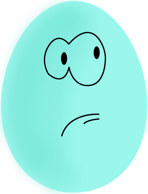 œuf - restauration - alimentation - smiley émoticône émoji cartoon clipart illustration - artémotic