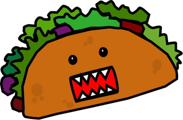 taco - restauration - alimentation - smiley émoticône émoji cartoon clipart illustration - artémotic