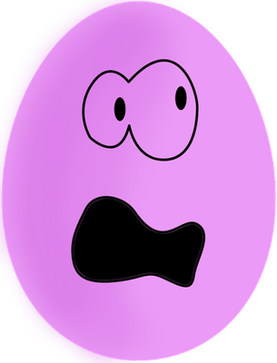 œuf - restauration - alimentation - smiley émoticône émoji cartoon clipart illustration - artémotic