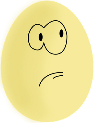 œuf - restauration - alimentation - smiley émoticône émoji cartoon clipart illustration - artémotic