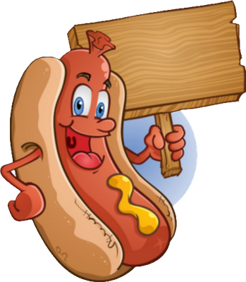 hot dog - restauration - alimentation - smiley émoticône émoji cartoon clipart illustration - artémotic