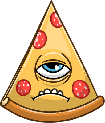 pizza - restauration - alimentation - smiley émoticône émoji cartoon clipart illustration - artémotic