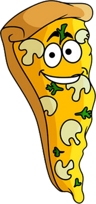 pizza - restauration - alimentation - smiley émoticône émoji cartoon clipart illustration - artémotic