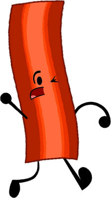 bacon - restauration - alimentation - smiley émoticône émoji cartoon clipart illustration - artémotic