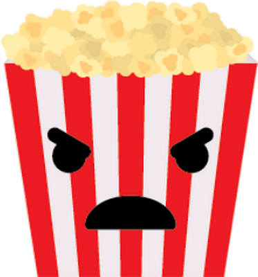 pop-corn - restauration - alimentation - smiley émoticône émoji cartoon clipart illustration - artémotic