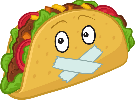 taco - restauration - alimentation - smiley émoticône émoji cartoon clipart illustration - artémotic