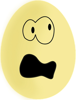 œuf - restauration - alimentation - smiley émoticône émoji cartoon clipart illustration - artémotic