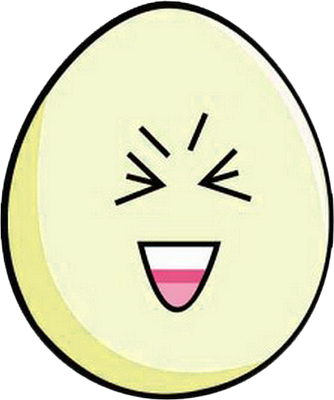 œuf - restauration - alimentation - smiley émoticône émoji cartoon clipart illustration - artémotic