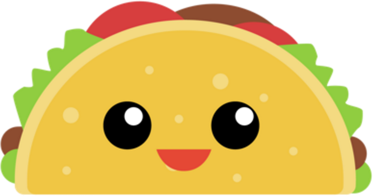 taco - restauration - alimentation - smiley émoticône émoji cartoon clipart illustration - artémotic