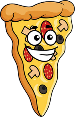 pizza - restauration - alimentation - smiley émoticône émoji cartoon clipart illustration - artémotic