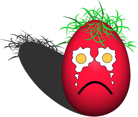 œuf - restauration - alimentation - smiley émoticône émoji cartoon clipart illustration - artémotic