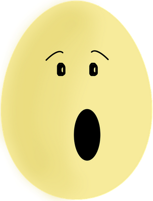 œuf - restauration - alimentation - smiley émoticône émoji cartoon clipart illustration - artémotic