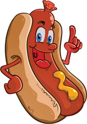 hot dog - restauration - alimentation - smiley émoticône émoji cartoon clipart illustration - artémotic