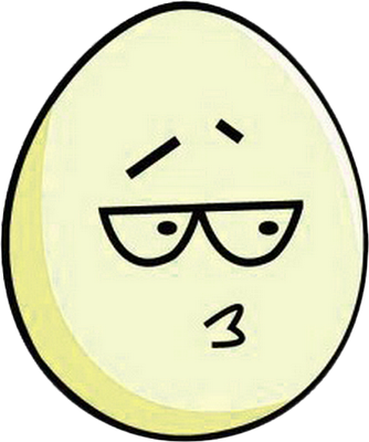 œuf - restauration - alimentation - smiley émoticône émoji cartoon clipart illustration - artémotic
