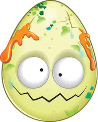 œuf - restauration - alimentation - smiley émoticône émoji cartoon clipart illustration - artémotic