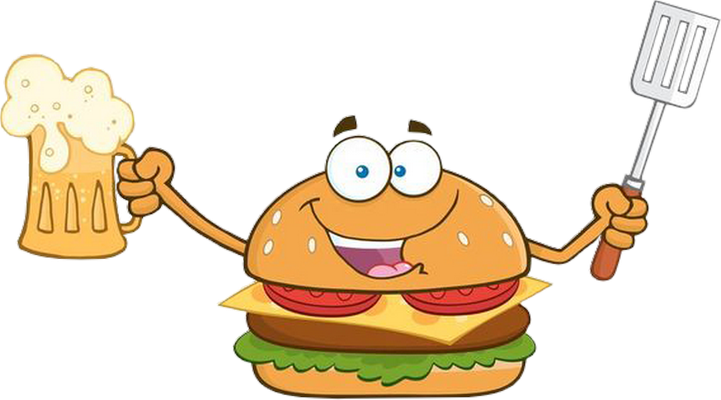 hamburger - restauration - alimentation - smiley émoticône émoji cartoon clipart illustration - artémotic
