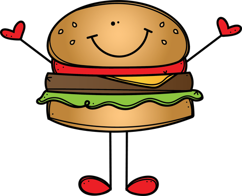 hamburger - restauration - alimentation - smiley émoticône émoji cartoon clipart illustration - artémotic