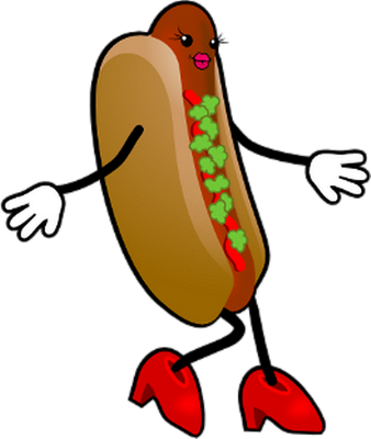 hot dog - restauration - alimentation - smiley émoticône émoji cartoon clipart illustration - artémotic