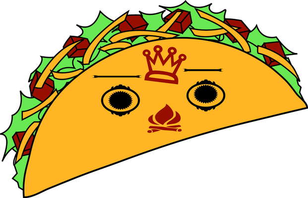 taco - restauration - alimentation - smiley émoticône émoji cartoon clipart illustration - artémotic