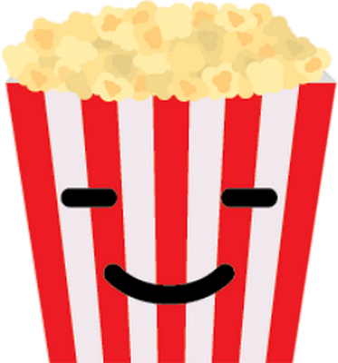pop-corn - restauration - alimentation - smiley émoticône émoji cartoon clipart illustration - artémotic