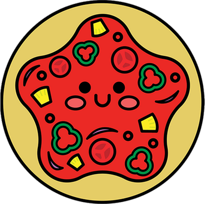 pizza - restauration - alimentation - smiley émoticône émoji cartoon clipart illustration - artémotic
