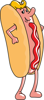 hot dog - restauration - alimentation - smiley émoticône émoji cartoon clipart illustration - artémotic