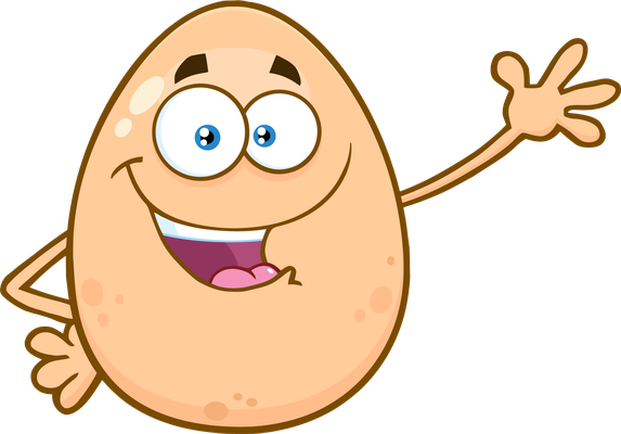 œuf - restauration - alimentation - smiley émoticône émoji cartoon clipart illustration - artémotic