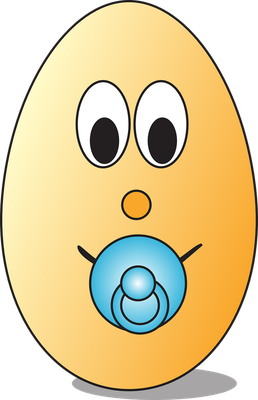 œuf - restauration - alimentation - smiley émoticône émoji cartoon clipart illustration - artémotic