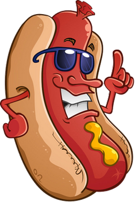 hot dog - restauration - alimentation - smiley émoticône émoji cartoon clipart illustration - artémotic