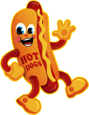 hot dog - restauration - alimentation - smiley émoticône émoji cartoon clipart illustration - artémotic