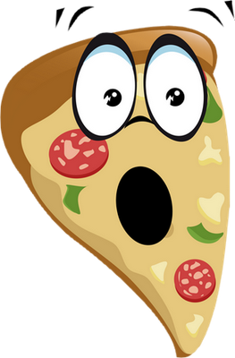 pizza - restauration - alimentation - smiley émoticône émoji cartoon clipart illustration - artémotic