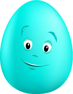 œuf - restauration - alimentation - smiley émoticône émoji cartoon clipart illustration - artémotic