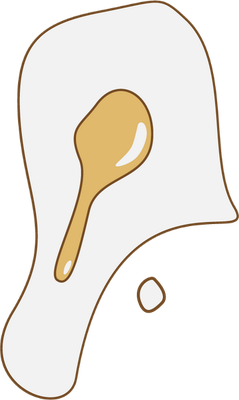 œuf - restauration - alimentation - smiley émoticône émoji cartoon clipart illustration - artémotic