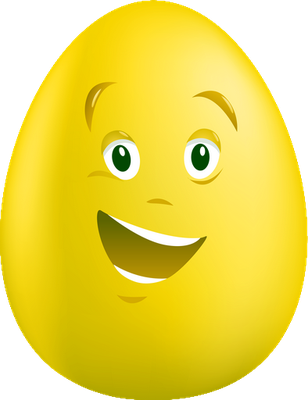 œuf - restauration - alimentation - smiley émoticône émoji cartoon clipart illustration - artémotic