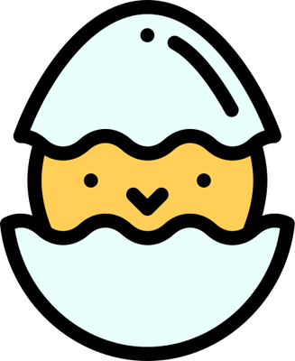 œuf - restauration - alimentation - smiley émoticône émoji cartoon clipart illustration - artémotic