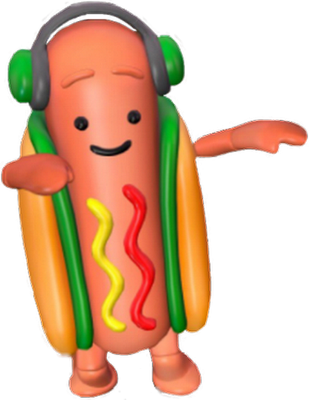 hot dog - restauration - alimentation - smiley émoticône émoji cartoon clipart illustration - artémotic