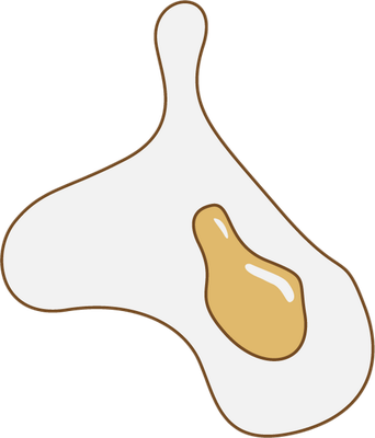 œuf - restauration - alimentation - smiley émoticône émoji cartoon clipart illustration - artémotic