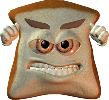 pain - restauration - alimentation - smiley émoticône émoji cartoon clipart illustration - artémotic