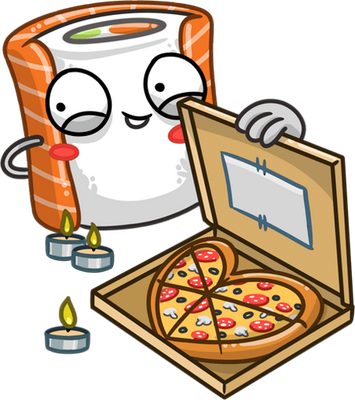 sushi - restauration - alimentation - smiley émoticône émoji cartoon clipart illustration - artémotic