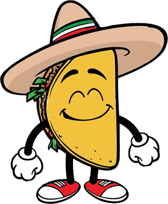 taco - restauration - alimentation - smiley émoticône émoji cartoon clipart illustration - artémotic