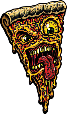 pizza - restauration - alimentation - smiley émoticône émoji cartoon clipart illustration - artémotic