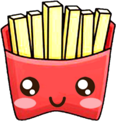 frite - restauration - alimentation - smiley émoticône émoji cartoon clipart illustration - artémotic