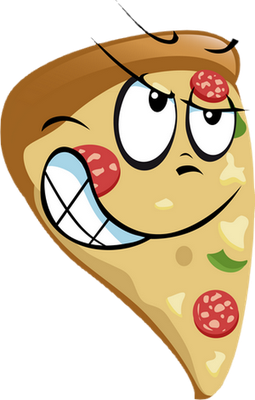 pizza - restauration - alimentation - smiley émoticône émoji cartoon clipart illustration - artémotic