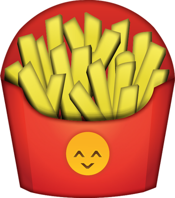 frite - restauration - alimentation - smiley émoticône émoji cartoon clipart illustration - artémotic
