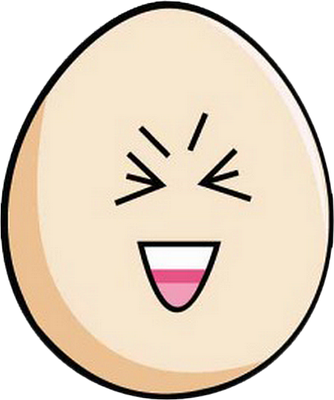 œuf - restauration - alimentation - smiley émoticône émoji cartoon clipart illustration - artémotic