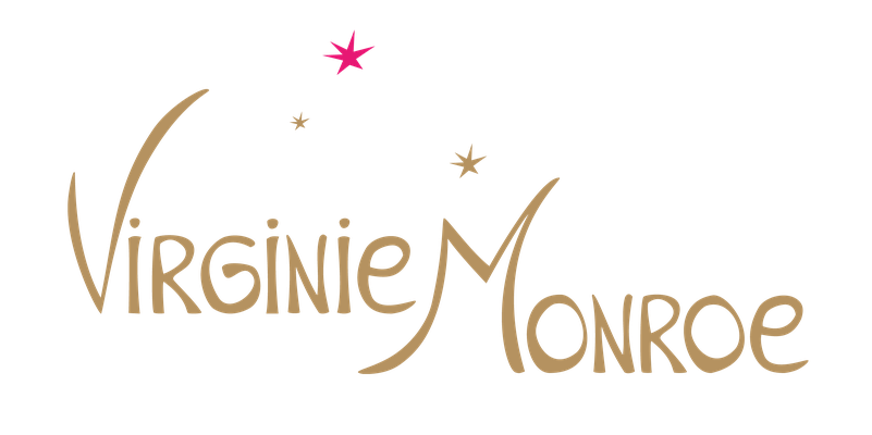 Relooking Logo  Client : Virginie Monroe. Bijoux raffinés et intemporels.  http://www.virginiemonroe.com