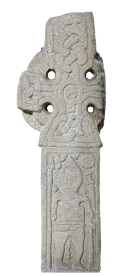 Grabstein eines Wikingers mit Speer, Middleton, 9. Jahrhundert