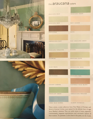 The Araucana Colors by Eve Ashcraft for Martha Stewart