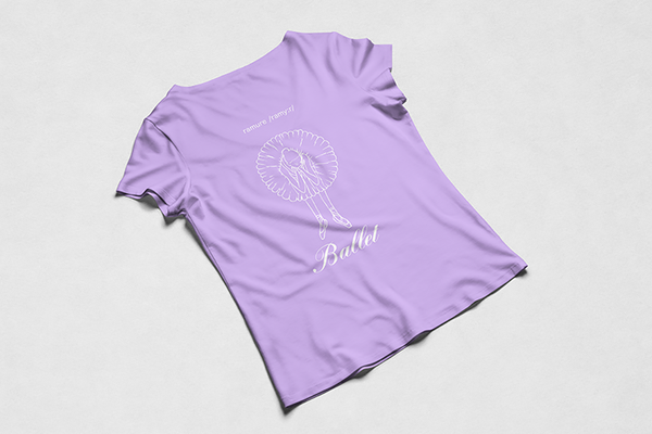 バレエスタジオオリジナルTシャツデザイン制作-あるとりえ 
