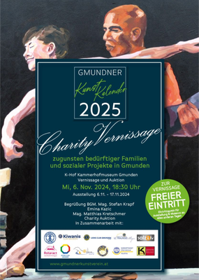 Am 6. November ab 18:30 war es wieder soweit: Der Gmundner Kunstverein lud zur Charity-Vernissage.